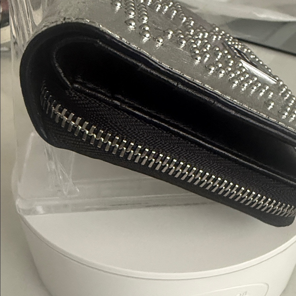 MCM Studded Metallic Leather Wallet-Good Condition - Picture 4 of 11